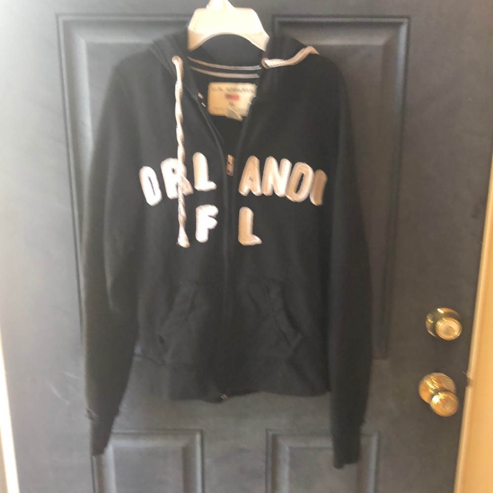 US Apparel Full Zip Hoodie YXL